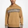 Michael Kors STRIPED COTTON BLEND HOODIE -Fashion Comprehensive CF2519Q5MF 1027 1