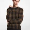 Michael Kors PLAID BRUSHED KNIT SWEATER -Fashion Comprehensive CF2604Q755 0001 1