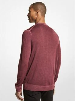 Michael Kors WASHED MERINO WOOL SWEATER -Fashion Comprehensive CF2606Z2DG 1610 2