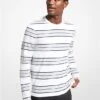 Michael Kors STRIPED COTTON JERSEY SHIRT -Fashion Comprehensive CR150J9220 0100 1