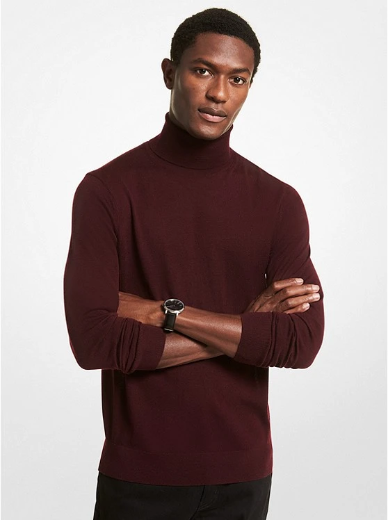 Michael Kors MERINO WOOL TURTLENECK SWEATER 3 Michael Kors MERINO WOOL TURTLENECK SWEATER