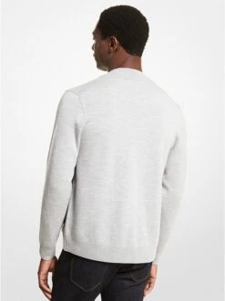 Michael Kors MERINO WOOL BASEBALL JACKET -Fashion Comprehensive CR1602I2DG 0030 2