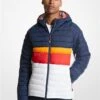 Michael Kors MK X ELLESSE BRECKENRIDGE COLOR-BLOCKED QUILTED NYLON PUFFER JACKET -Fashion Comprehensive CR320555KE 9123 1