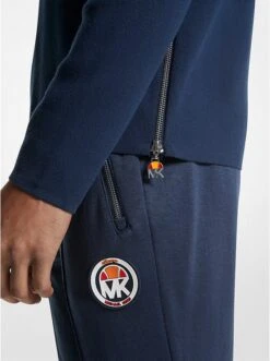 Michael Kors MK X ELLESSE STRIPED LOGO STRETCH VISCOSE SWEATER -Fashion Comprehensive CR3606O2LY 9123 3