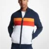 Michael Kors MK X ELLESSE COLOR-BLOCKED KNIT ZIP-UP JACKET -Fashion Comprehensive CR3606Q2LY 9123 1