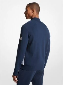 Michael Kors MK X ELLESSE COLOR-BLOCKED KNIT ZIP-UP JACKET 5 Michael Kors MK X ELLESSE COLOR-BLOCKED KNIT ZIP-UP JACKET -Fashion Comprehensive CR3606Q2LY 9123 2