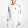 Michael Kors LOGO TAPE COTTON BLEND SWEATSHIRT -Fashion Comprehensive CS250QA5MF 0100 1