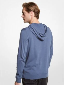 Michael Kors LOGO LINEN HOODIE -Fashion Comprehensive CS2603M469 8014 2