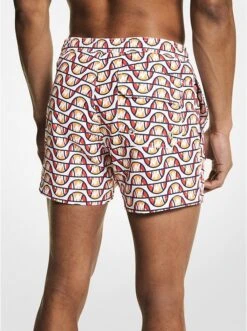 Michael Kors MK X ELLESSE LOGO SWIM TRUNKS -Fashion Comprehensive CS270015KF 1999 2