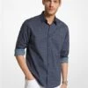 Michael Kors SLIM-FIT LOGO PRINT STRETCH-COTTON SHIRT 2 Michael Kors SLIM-FIT LOGO PRINT STRETCH-COTTON SHIRT -Fashion Comprehensive CS340057X8 0436 1