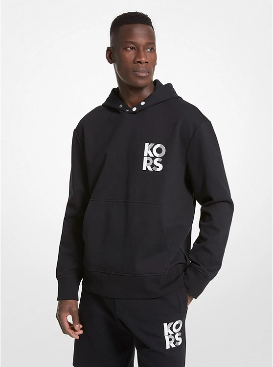Michael Kors LOGO COTTON BLEND HOODIE 3 Michael Kors LOGO COTTON BLEND HOODIE