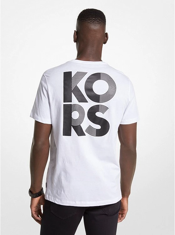 Michael Kors LOGO COTTON T-SHIRT 4 Michael Kors LOGO COTTON T-SHIRT - Image 2