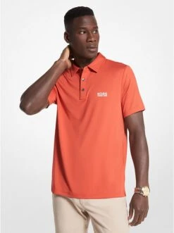Michael Kors GOLF LOGO STRETCH JERSEY POLO SHIRT