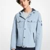 Michael Kors CRINKLE COTTON HOODED JACKET -Fashion Comprehensive CU2203U2EC 2198 1