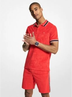 Michael Kors FRENCH TERRY POLO SHIRT
