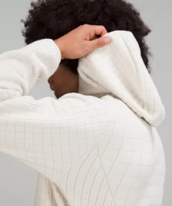 LULULEMON LAB TEXTURED-GRID FLEECE HOODIE -Fashion Comprehensive LM3CUSS 060088 4