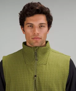 Lululemon WATER-REPELLENT GRID FLEECE HIKING VEST -Fashion Comprehensive LM4AKPS 060380 4
