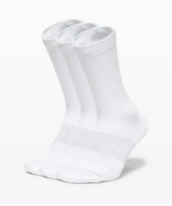 Lululemon MEN'S DAILY STRIDE CREW SOCK 3 PACK *WORDMARK