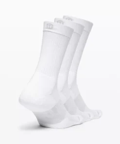 Lululemon MEN'S DAILY STRIDE CREW SOCK 3 PACK *WORDMARK -Fashion Comprehensive LM9ADPS 0002 3