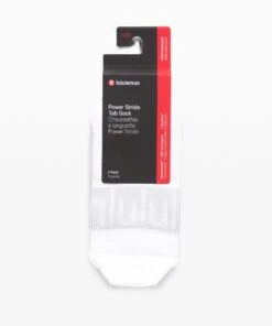 Lululemon MEN'S POWER STRIDE TAB SOCK *3 PACK -Fashion Comprehensive LM9AEMS 0002 5