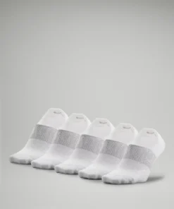 Lululemon MEN'S POWER STRIDE NO-SHOW SOCK WITH ACTIVE GRIP 5 PACK