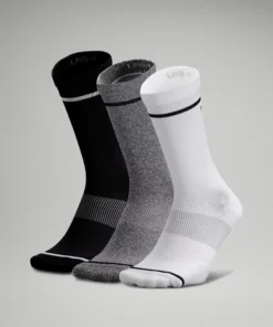 Lululemon MEN'S POWER STRIDE CREW SOCK *3 PACK