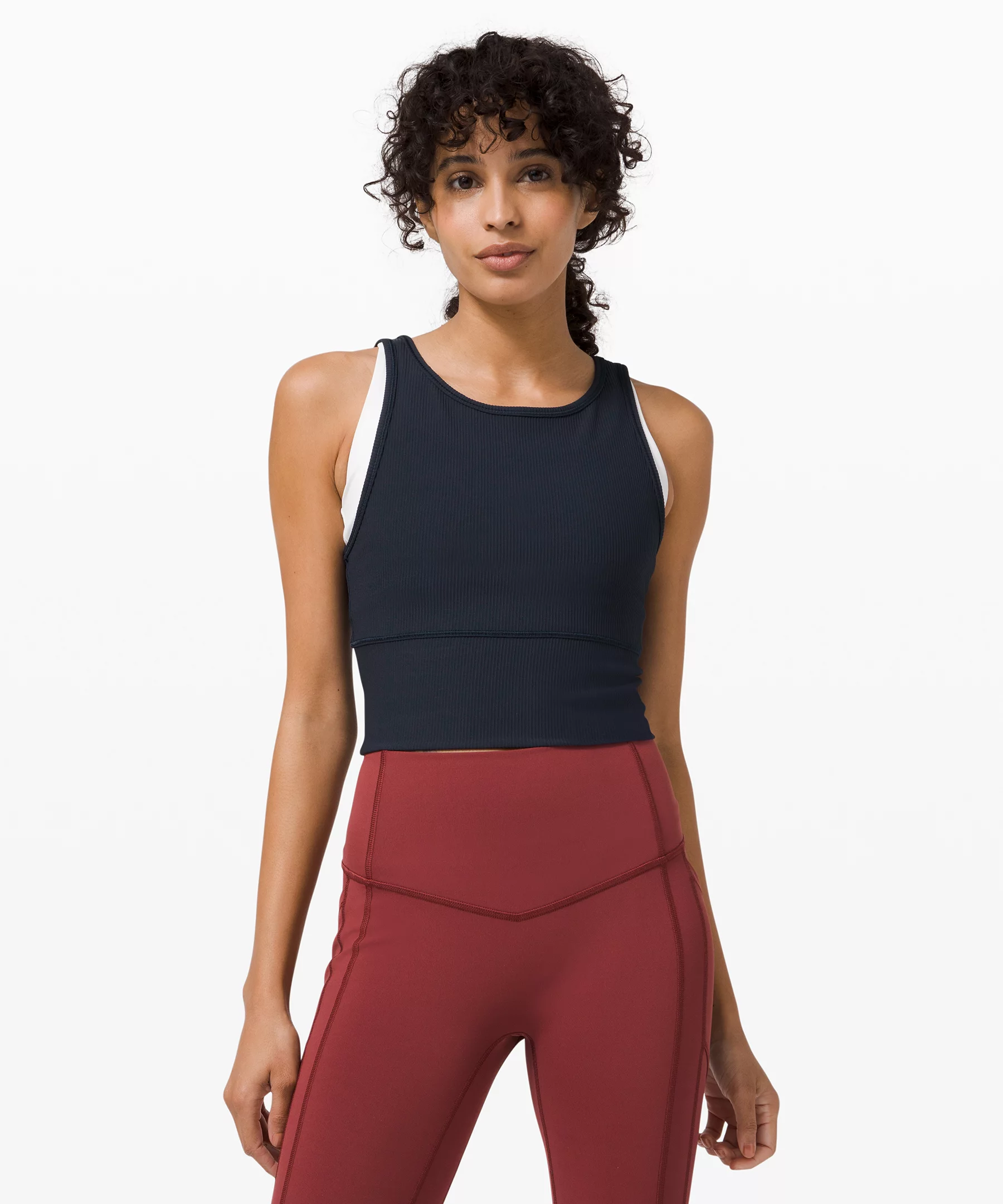 Lululemon POWER PIVOT RIBBED TANK TOP 2 Lululemon POWER PIVOT RIBBED TANK TOP
