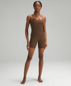 Lululemon RIBBED CONTOURED UNITARD 6" *ONLINE ONLY