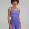 Lululemon NULU AND MESH-BACK SHELF-BRA YOGA TANK TOP