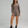 Lululemon RIBBED SOFTSTREME LONG-SLEEVE ROMPER -Fashion Comprehensive LW1EA4S 035955 1