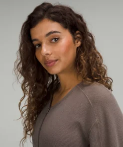 Lululemon RIBBED SOFTSTREME LONG-SLEEVE ROMPER -Fashion Comprehensive LW1EA4S 035955 3