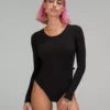 Lululemon TIGHT-FIT LONG-SLEEVE KNIT BODYSUIT -Fashion Comprehensive LW1EIZS 0001 1