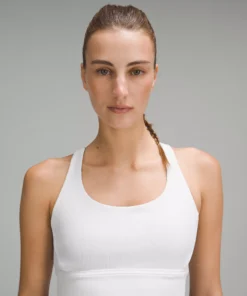 LULULEMON ENERGY LONGLINE BRA RIBBED LUXTREME *MEDIUM SUPPORT, B–D CUPS -Fashion Comprehensive LW2BLIS 0002 4