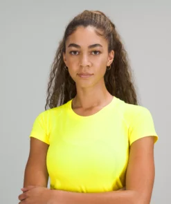 Lululemon SWIFTLY TECH SHORT-SLEEVE SHIRT 2.0 *RACE LENGTH -Fashion Comprehensive LW3DZBS 045857 4