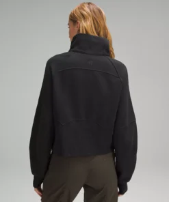 Lululemon SCUBA OVERSIZED FUNNEL NECK HALF ZIP -Fashion Comprehensive LW3FJ6S 0001 3