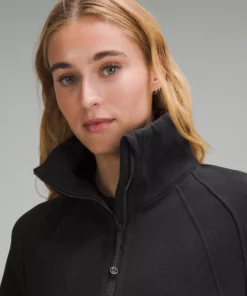 Lululemon SCUBA OVERSIZED FUNNEL NECK HALF ZIP -Fashion Comprehensive LW3FJ6S 0001 4