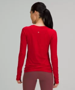 Lululemon NEW YEAR SWIFTLY TECH LONG SLEEVE SHIRT 2.0 -Fashion Comprehensive LW3FL2S 032007 3