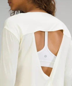Lululemon MODAL-BLEND OPEN-BACK LONG SLEEVE SHIRT 11 Lululemon MODAL-BLEND OPEN-BACK LONG SLEEVE SHIRT -Fashion Comprehensive LW3GA4S 054107 5
