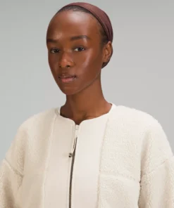 Lululemon COLLARLESS TEXTURED FLEECE FULL ZIP -Fashion Comprehensive LW3GE9S 047748 3