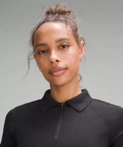 Lululemon SWIFTLY TECH SHORT SLEEVE HALF-ZIP POLO SHIRT 11 Lululemon SWIFTLY TECH SHORT SLEEVE HALF-ZIP POLO SHIRT -Fashion Comprehensive LW3GGBS 4780 4