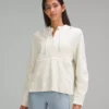 Lululemon TEXTURED HALF-ZIP HOODIE *ONLINE ONLY 1 Lululemon TEXTURED HALF-ZIP HOODIE *ONLINE ONLY -Fashion Comprehensive LW3GL6S 027597 1