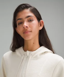 Lululemon TEXTURED HALF-ZIP HOODIE *ONLINE ONLY -Fashion Comprehensive LW3GL6S 027597 4