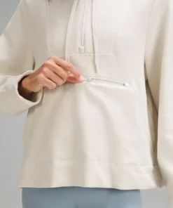 Lululemon TEXTURED HALF-ZIP HOODIE *ONLINE ONLY -Fashion Comprehensive LW3GL6S 027597 6