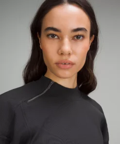 Lululemon RIBBED LUXTREME WIDE-SLEEVE PULLOVER -Fashion Comprehensive LW3GM9S 0001 3