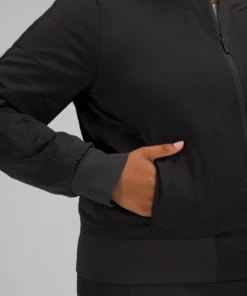 Lululemon NON-STOP BOMBER JACKET ONLINE ONLY -Fashion Comprehensive LW4BUPS 0001 4