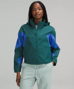Lululemon EVERGREEN CROPPED FULL-ZIP HOODIE