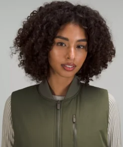 Lululemon LONG INSULATED BOMBER VEST 12 Lululemon LONG INSULATED BOMBER VEST -Fashion Comprehensive LW4BXQS 044629 4