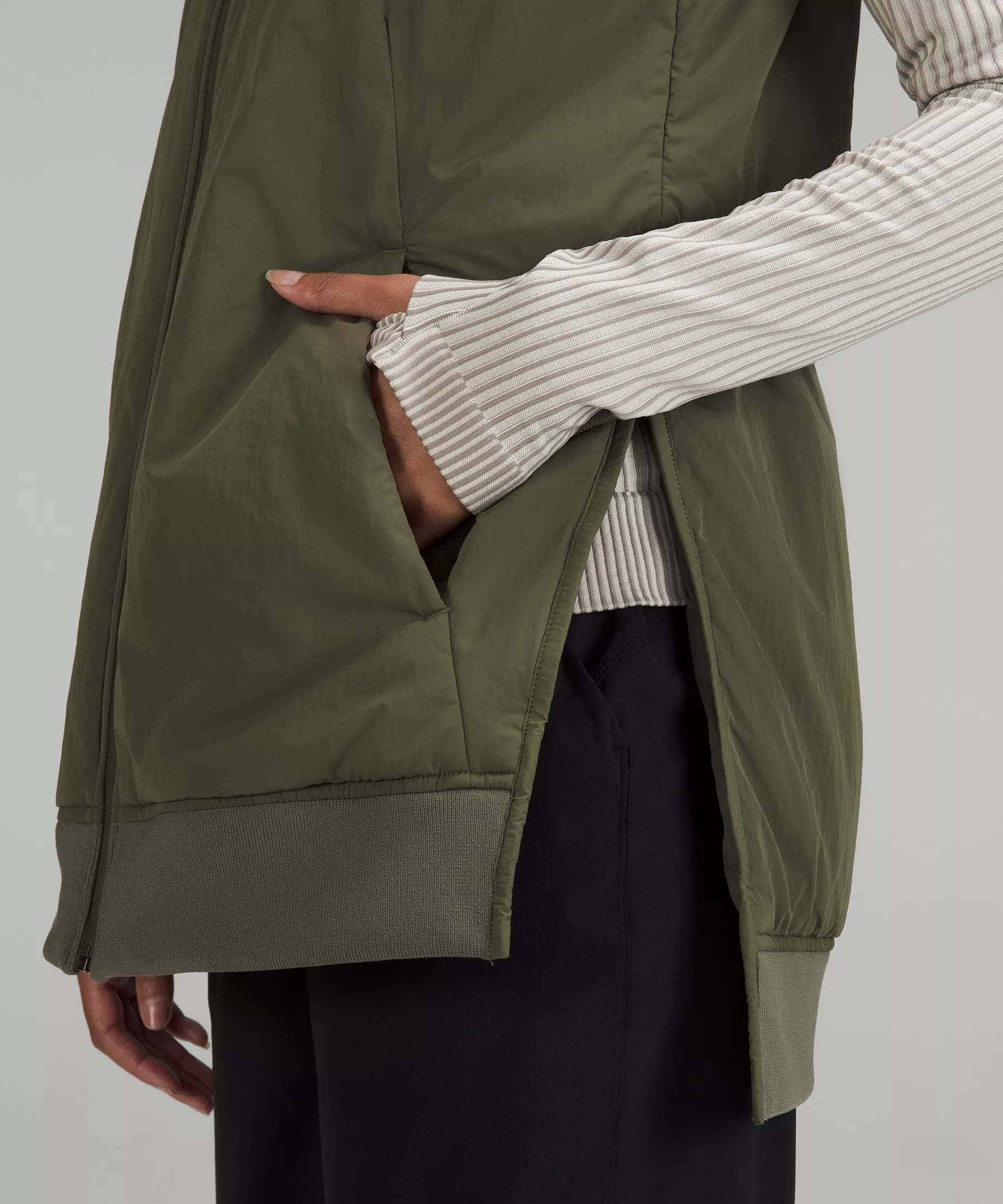 Lululemon LONG INSULATED BOMBER VEST 7 Lululemon LONG INSULATED BOMBER VEST - Image 5