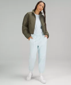 Lululemon QUILTED LIGHT INSULATION CROPPED JACKET -Fashion Comprehensive LW4BXTS 044629 2