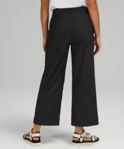Lululemon CITY SLEEK 5 POCKET WIDE LEG PANT -Fashion Comprehensive LW5DXXS 0001 3
